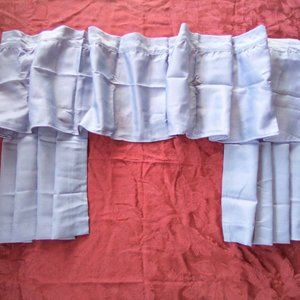 JCPenney Smoke Blue Tier with Valance